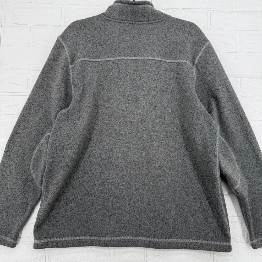 THE NORTH FACE Gordon Lyons 1/4 Zip Fleece Sweater Mens XL Gray Pullover